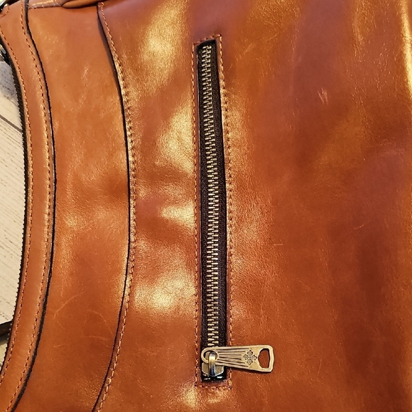 Patricia Nash Braydon Hobo Brown Leather Bag - Picture 8 of 16